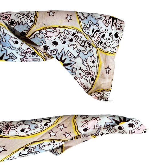 Vintage Zodiac Astrology Novelty Print Scarf - Picture 6 of 7
